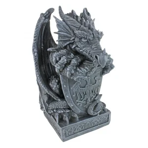 Shield the Arthurian Dragon Statue