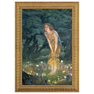 Midsummer Eve Framed Canvas Replica Painting: Grande