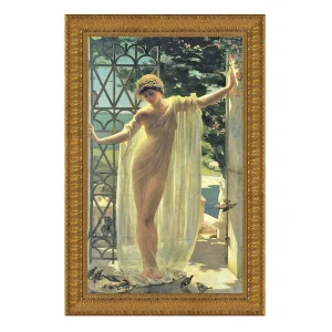 Lesbia Framed Canvas Replica Painting: Estate