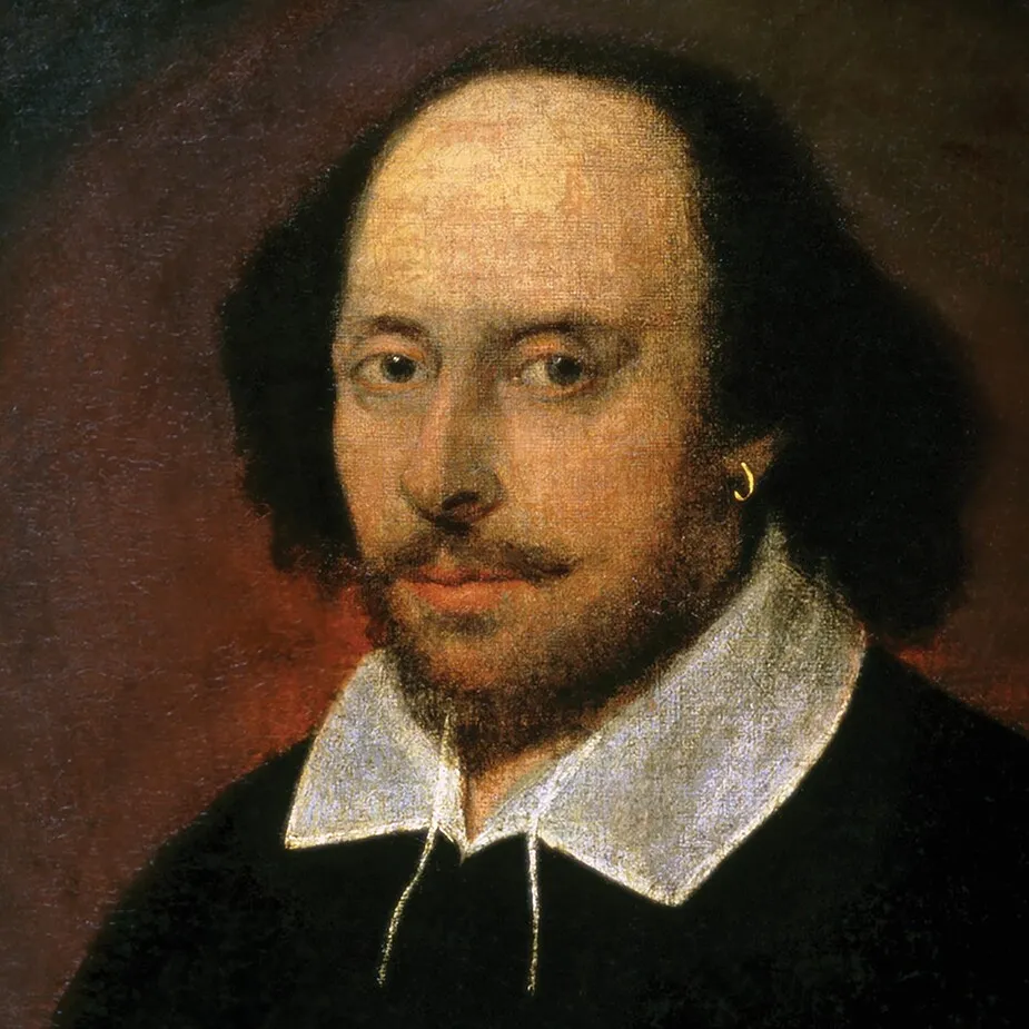 William Shakespeare Framed Canvas Replica Painting: Medium