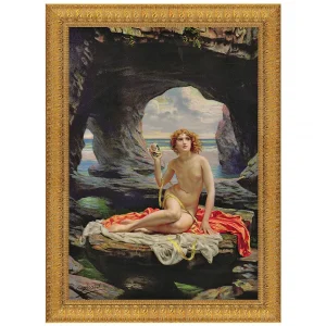 At Low Tide Framed Canvas Replica Painting: Small