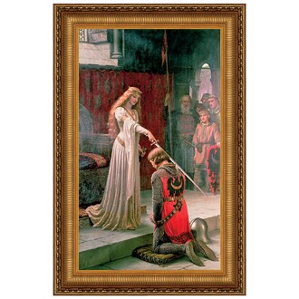 The Accolade Framed Canvas Replica Painting: Medium