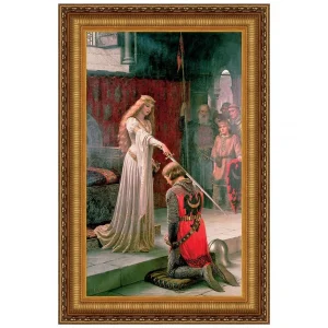 The Accolade Framed Canvas Replica Painting: Medium