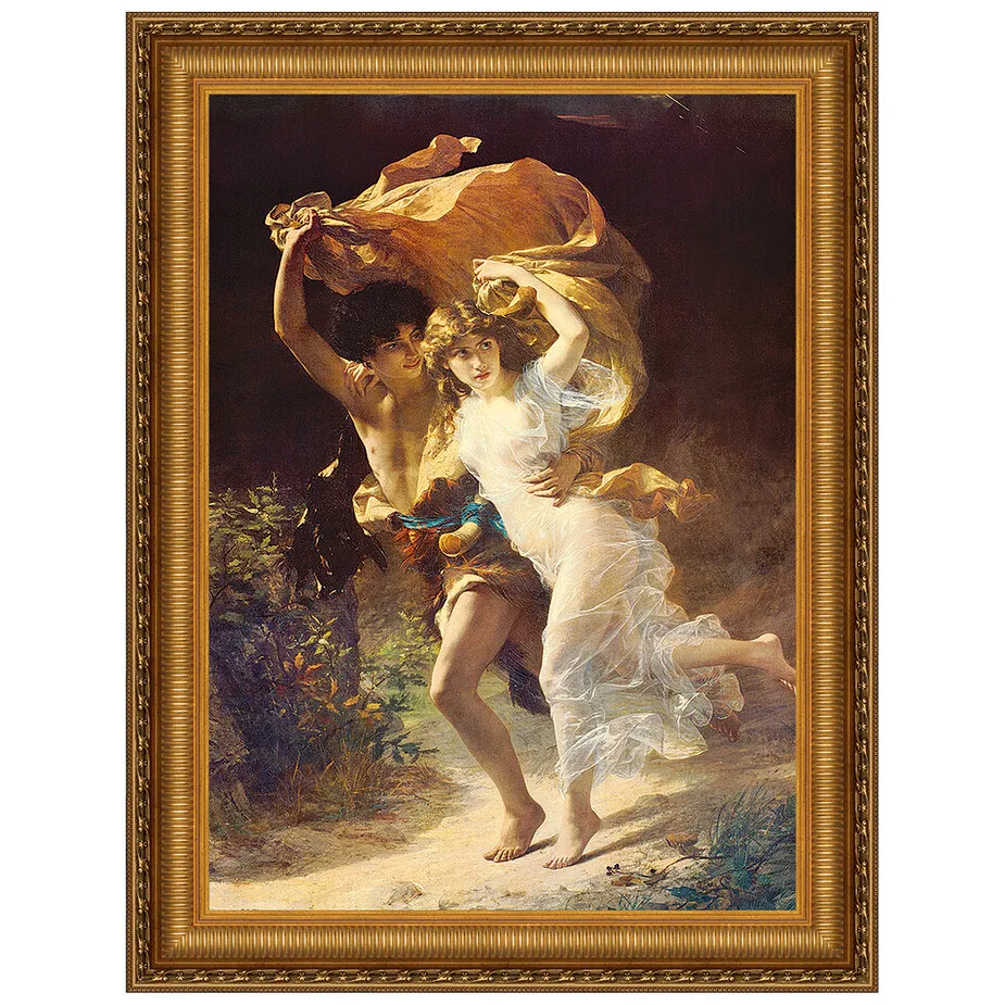 The Storm Framed Canvas Replica Painting: Extra Small