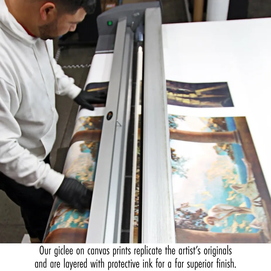 A Coign of Vantage Framed Canvas Replica Painting: Medium