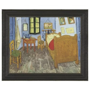 The Bedroom Framed Canvas Replica Painting: Large