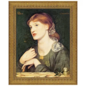 Il Ramoscello Bella e Buona Framed Canvas Replica Painting: Grande