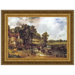 The Hay Wain Framed Canvas Replica Painting: Small
