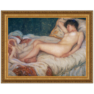 Sleep Framed Canvas Replica Painting: Large