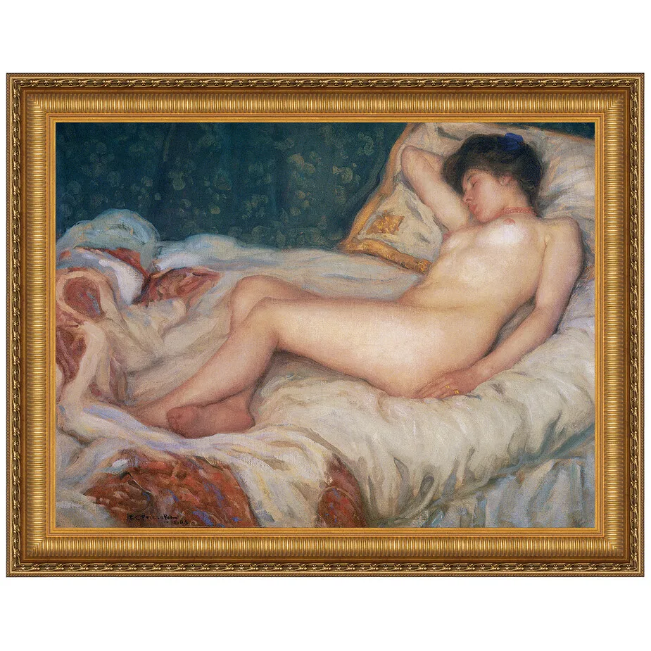 Sleep Framed Canvas Replica Painting: Large