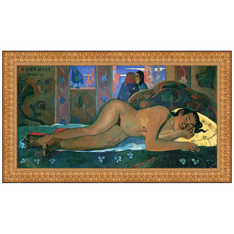 Nevermore Framed Canvas Replica Painting: Medium