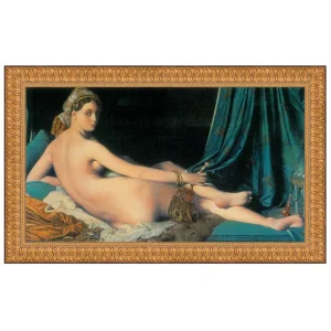 Le Grande Odalisque Framed Canvas Replica Painting: Grande
