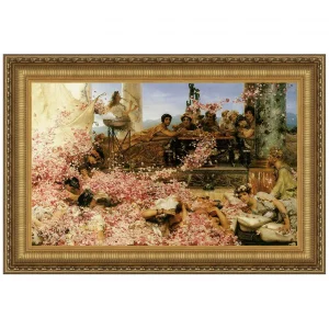 The Roses of Heliogabalus Framed Canvas Replica Painting: Grande