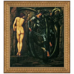 The Doom Fulfilled Framed Canvas Replica Painting: Grande