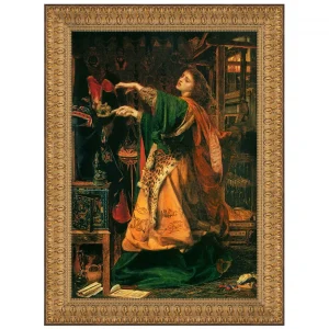 Morgan le Fay Framed Canvas Replica Painting: Grande