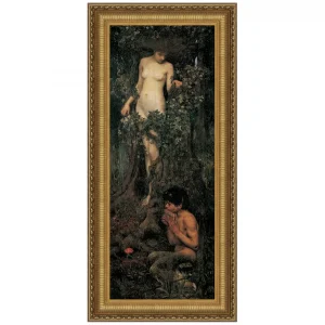 A Hamadryad Framed Canvas Replica Painting: Small