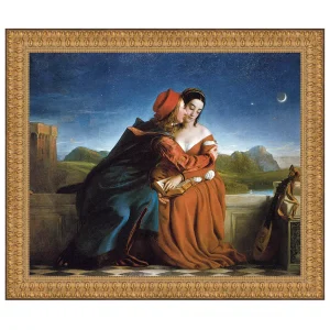 Francesca da Rimini Framed Canvas Replica Painting: Grande