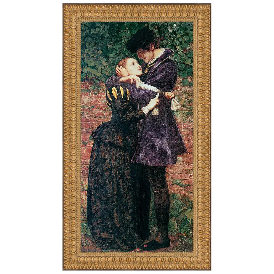 Huguenot on Saint Bartholomew's Day Framed Canvas Replica Painting: Large
