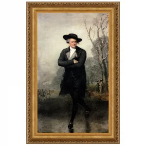 The Skater Framed Canvas Replica Painting: Large