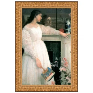 Symphony in White No 2 Framed Canvas Replica Painting: Grande
