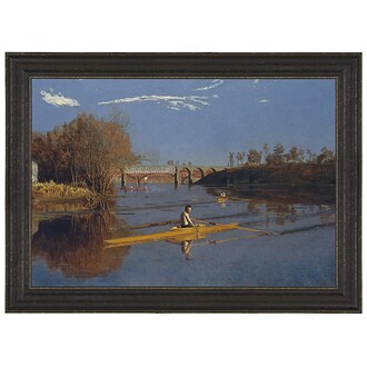 Champion Single Sculls Framed Canvas Replica Painting: Medium