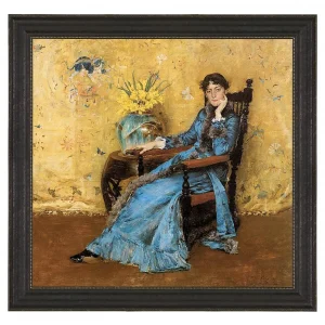 Dora Wheeler Framed Canvas Replica Painting: Large