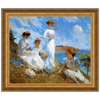 Summer Framed Canvas Replica Painting: Medium