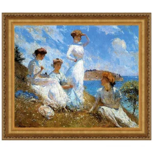 Summer Framed Canvas Replica Painting: Medium