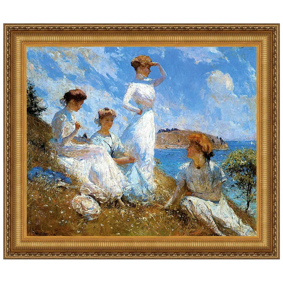 Summer Framed Canvas Replica Painting: Medium