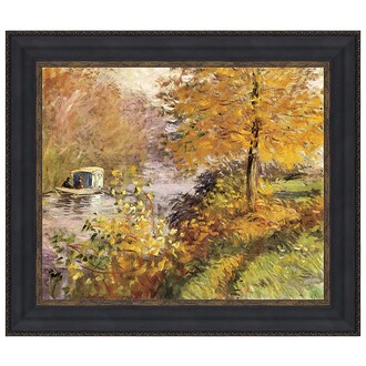 The Studio Boat Framed Canvas Replica Painting: Medium