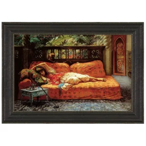 Siesta (Afternoon in Dreams) Framed Canvas Replica Painting: Small