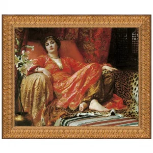 Leila (Passion) Framed Canvas Replica Painting: Small