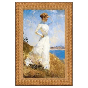 Sunlight Framed Canvas Replica Painting: Large