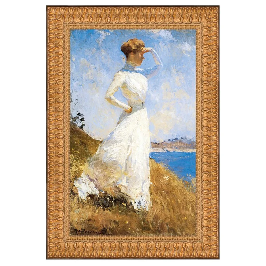 Sunlight Framed Canvas Replica Painting: Grande