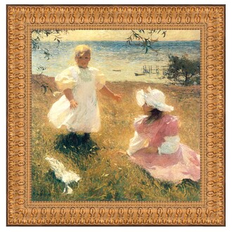 The Sisters Framed Canvas Replica Painting: Medium