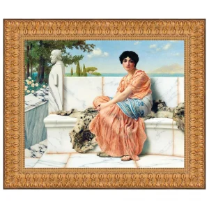Reverie Framed Canvas Replica Painting: Large