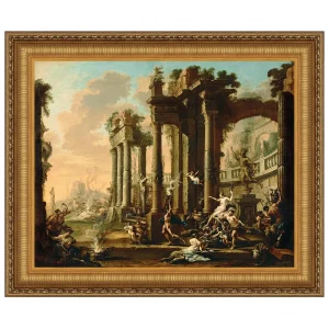 The Triumph of Venus Framed Canvas Replica Painting: Small