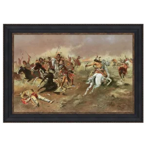 For Supremacy Framed Canvas Replica Painting: Large