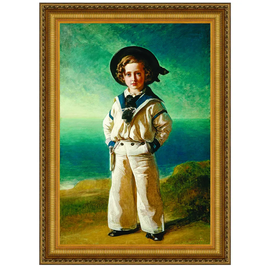 Albert Edward, Prince of Wales Framed Canvas Replica Painting: Small
