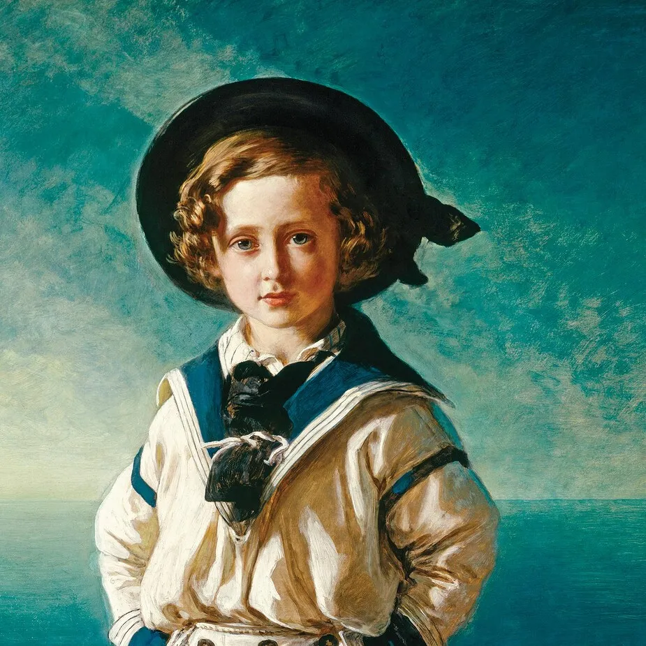 Albert Edward, Prince of Wales Framed Canvas Replica Painting: Large