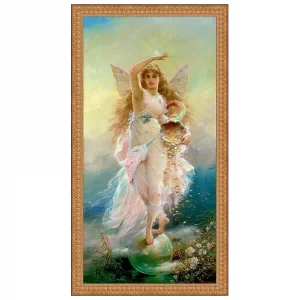 Fortuna Framed Canvas Replica Painting: Large