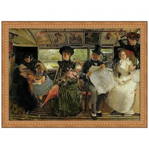 The Bayswater Omnibus Framed Canvas Replica Painting: Large