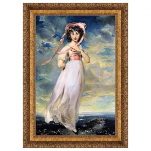 Pinkie Framed Canvas Replica Painting: Medium