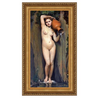The Source Framed Canvas Replica Painting: Large