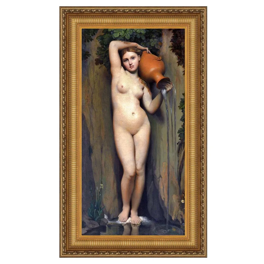 The Source Framed Canvas Replica Painting: Large