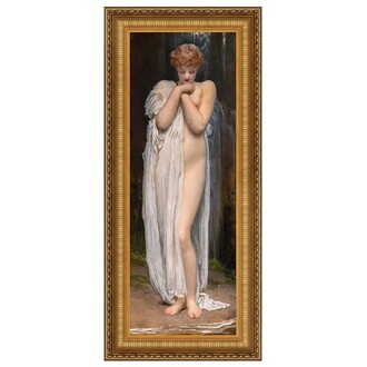 Crenaia the Nymph of the Dargle Framed Canvas Replica Painting: Medium