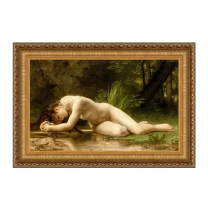 Biblis Framed Canvas Replica Painting: Small