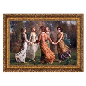 The Poem of the Soul Framed Canvas Replica Painting: Small