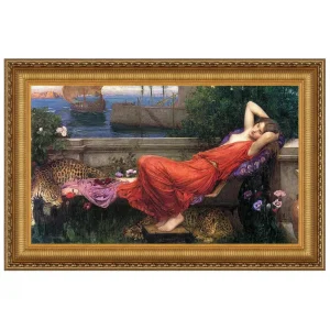 Ariadne Framed Canvas Replica Painting: Medium