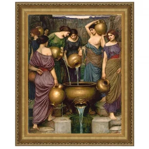 The Danaides Framed Canvas Replica Painting: Medium